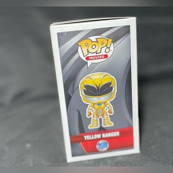NEW Pop! Movies: Power Rangers - Yellow Ranger FUNKO #398 - Picture 4 of 6